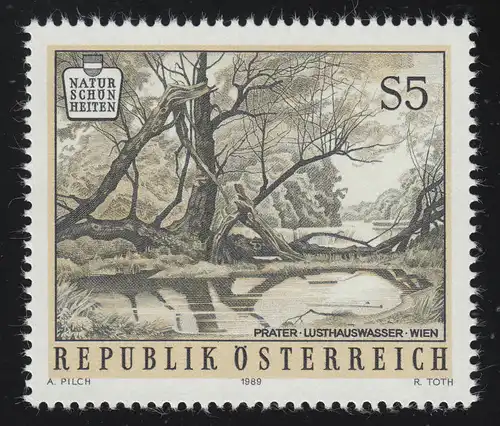 1968 Naturschönheiten Österreichs, Lusthauswasser Prater, 5 S **
