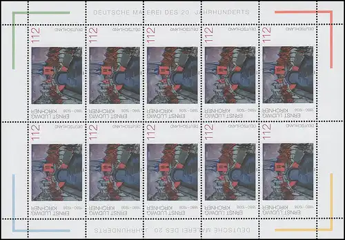 2279 Peinture allemande Ernst Ludwig Kirchner - Bogen 10 ** post-fraîchissement