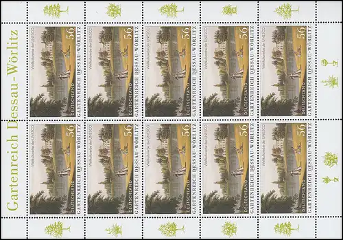 2253 UNESCO Jardins du royaume Dessau-Wörlitz - Bogen 10 ** post-fraîchissement