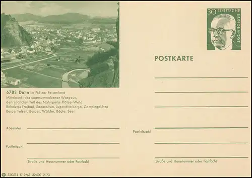 P108-D09/067 Dahn im Pfälzer Felsenland **