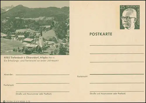 P107-D03/019 Tiefenbach/Oberstdorf **