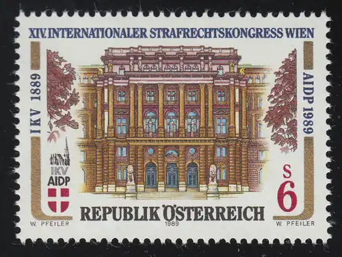 1971 Congrès Société de droit pénal ADP, Palais de justice Vienne, 6 p **