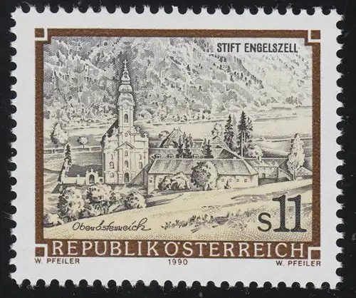 1982 Freimarke: Stifte & Klöster Österreichs, Stift Engelszell, 11 S, **