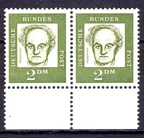 362 Bed. Deutsche 2 DM Paar UR ** postfrisch