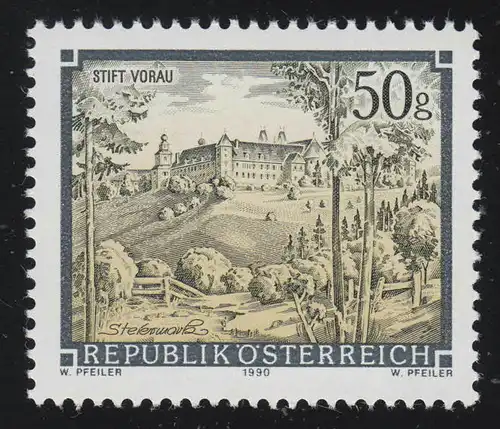 2006 Freimarke: Stifte & Klöster Österreichs, Chorherrenstift Vorau, 50 g, **