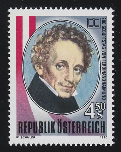 1993 Geburtstag Ferdinand Raimund, 4.50 S, postfrisch **