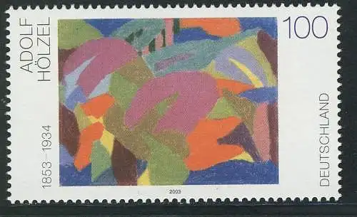 2316 Deutsche Malerei - Adolf Hölzel, 10 Einzelmarken, alle postfrisch **