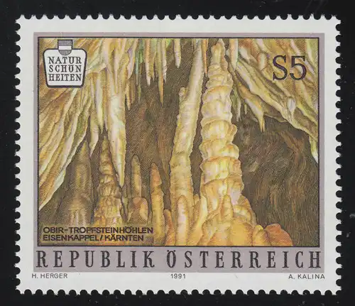 2023 Naturschönheiten Österreichs, Obir Tropfsteinhöhlen, Eisenkappel 5 S  **
