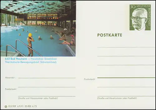 P109-a09/091 Bad Nauheim, piscine **