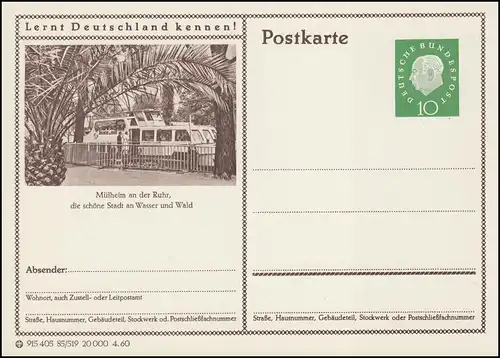 P042-85/519 Mülheim/Ruhr, A la gare navigable **