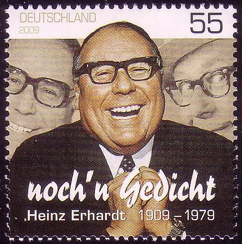 2721 Heinz Erhardt - noch´n Gedicht, 10 Einzelmarken, alle postfrisch **