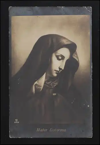 Personnalités Douleurs Maria, MATER DOLOROSA, BADE-BADE/ PARIS 10.8.1912
