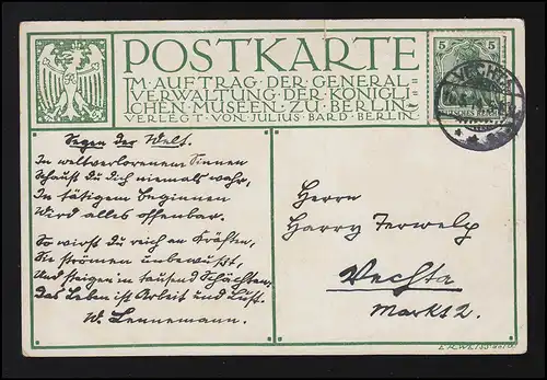 Personnalités Autoimage TIZIAN Musées Royals Berlin VECHTA 11.5.1914