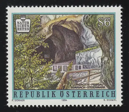 2123 Beautés naturelles autrichiennes, Lurgrote, Peggau/Semriach, 6 p. **