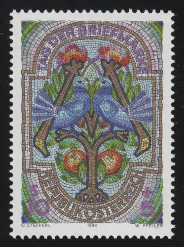 2187 Jour du timbre, paires de lettres " M " et " T ," 10 S + 5 S, frais de port **