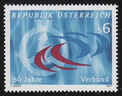 2214 50 Jahre Verbundkonzern, symbolische Darstellung, 6 S, postfrisch **