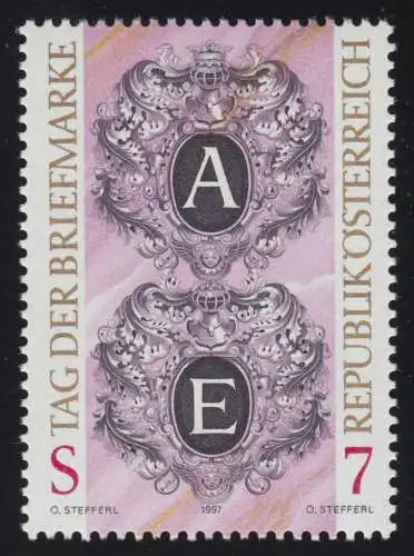 2220 Tag der Briefmarke, Buchstabenpaar "A" und "E", 7 S, postfrisch **