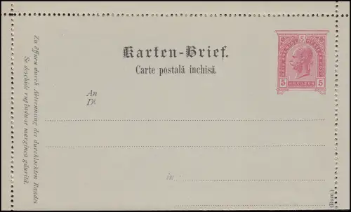 Autriche K 28 Kaiser Franz Josef 5 croiseur rose: roumain, **