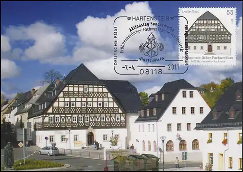 Structures à structure spéciale Hartenstein/Saxe sur carte R-Maximum ESSt Harkenstein 7.4.2011