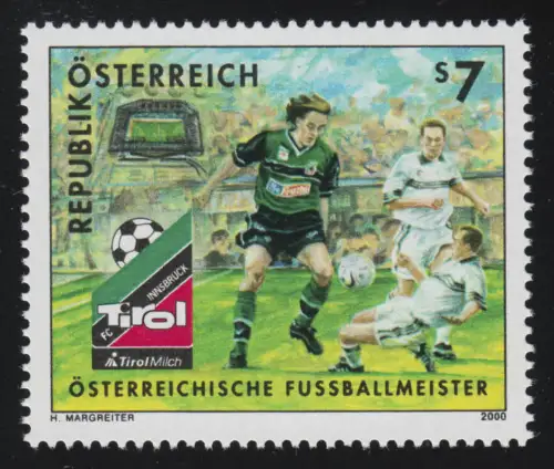 2307 Champion autrichien de football 99, FC Tirol Milch Innsbruck, 7 S **