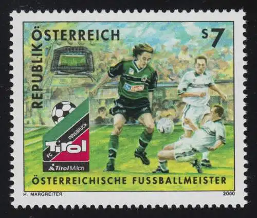 2307 Österreichischer Fußballmeister 99, FC Tirol Milch Innsbruck, 7 S **