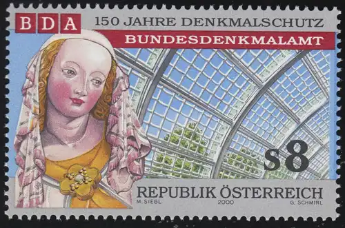 2313 Denkmalschutz in Österreich Altenmarkter Madonna Glasdach Palmenhaus 8 S **