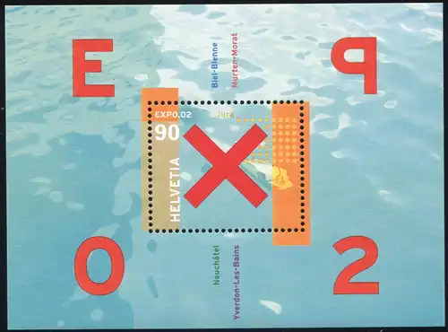 Schweiz Block 32 Landesausstellung EXPO, postfrisch **
