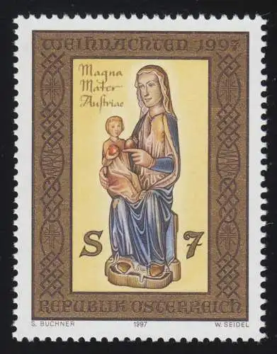 2239 Noël: Madonna de Mariazell, 7 p, frais de port **