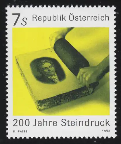 2246 200 Jahre Steindruck: Alois Senefelder, Erfinder der Lithographie, 7 S **