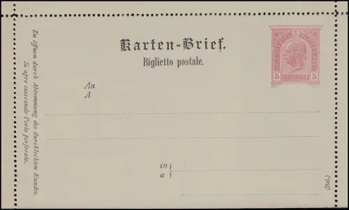 Autriche K 24 Kaiser Franz Josef 5 croiseur rose: italien, **