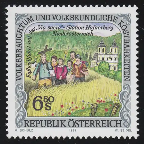 2275 Volksbrauchtum & Kostbarkeiten: Station Hafnerberg, 6.50 S postfrisch **