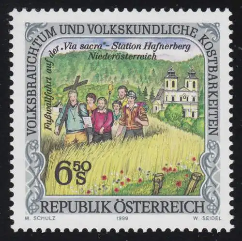 2275 Volksbrauchtum & Kostbarkeiten: Station Hafnerberg, 6.50 S postfrisch **