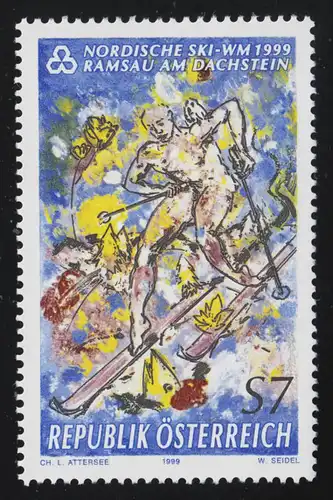 2272 Ski nordique WM Ramsau am Dachstein, ski de fond, 7 S, frais de port **