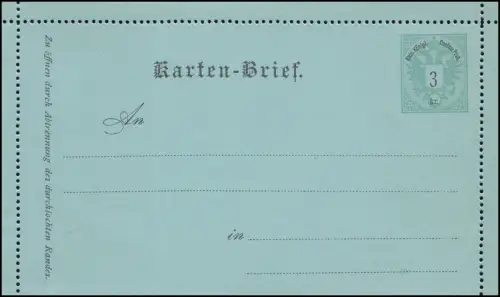 Autriche K 1a Aigle double vert 3 croiseur vert: allemand, **