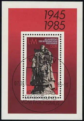 Bloc 82 Libération du fascisme 1985, ESSt Berlin