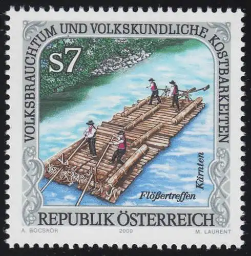 2325 Volksbrauchtum & Kostbarkeiten: Flößertreffen in Kärnten, 7 S,  **