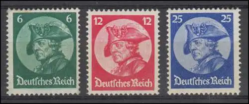 479-481 Friedrich le Grand - Ouverture de la Reichtstag 1933, phrase ** frais de port