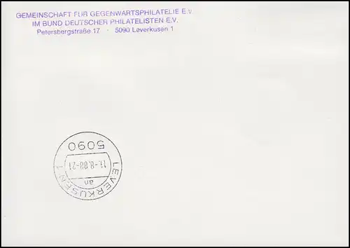 1379-1381 SWK Chilehaus & Bronzekanne & Rolandkoll, Eil-FDC-PK ESSt Bonn 11.8.88