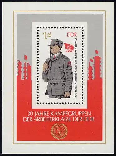 Bloc 72 30 ans Groupes de combat 1983, frais