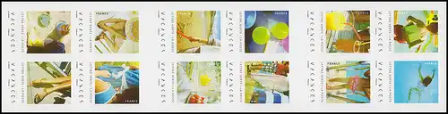 Carnet de marque 7360-7371 Vacances - Photographies 2019, autocollant, **