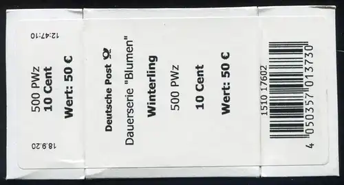 3314 Winterling 10 +CF -602 Banderole / autocollant 500er (petit n° 4 inclus)