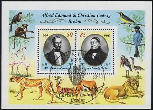 Bloc 98 Alfred et Christian Brehm 1989, ESSt Berlin
