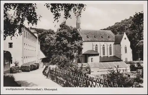 Posté le 16 Marienthal sur l'OMPIS OBJECTIF 3.9.56 sur la photo AK Marienthal Eglise