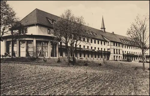 Landpost GEHRINGSWALDE Kr. ZSCHOPAU 24.5.62 sur AK WOLKENSTEIN WARMBAD Klubhaus