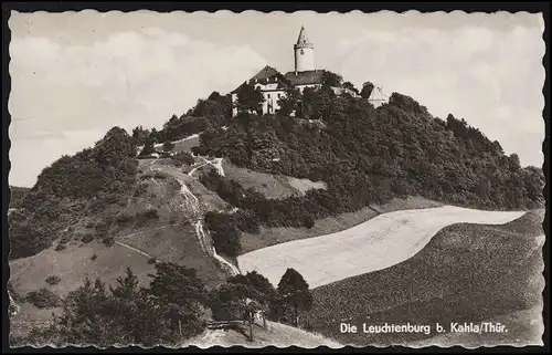 Landpost SEITENRODA sur JENA 21.9.61 sur AK Lumenburg près de Kahla / Thuringe