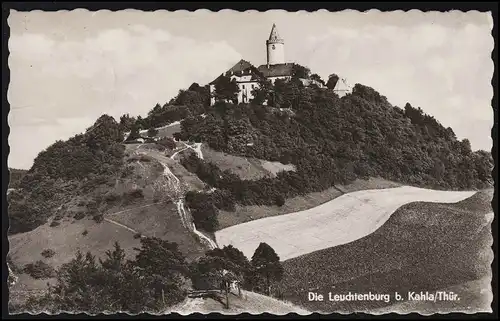 Landpost SEITENRODA über JENA 21.9.61 auf AK Leuchtenburg bei Kahla / Thüringen