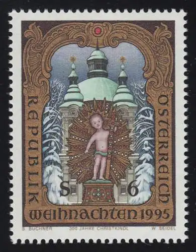 2176 Noël: image de la grâce Eglise paroissiale Christkindl, 6 p., frais de port **