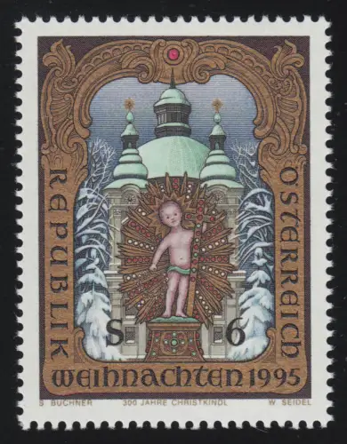 2176 Noël: image de la grâce Eglise paroissiale Christkindl, 6 p., frais de port **