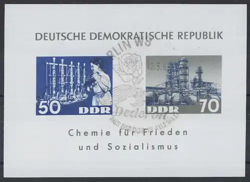 Bloc 18 Dederon, Industrie chimique 1963, ESSt Berlin 12.03.63