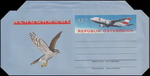 Autriche LF 25 Avion 12 Schilling Habicht, ** postfrrich